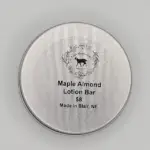 Maple Almond Lotion Bar