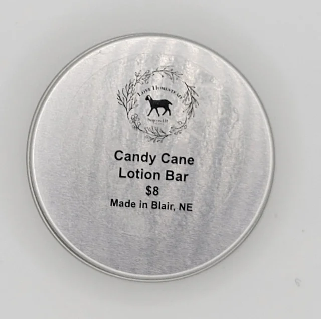 Candy Cane Lotion Bar